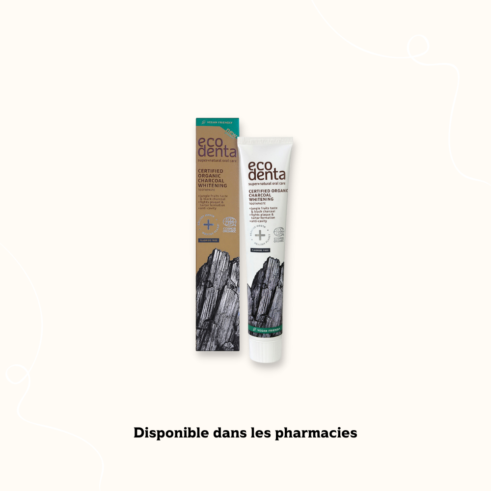 DENTIFRICE ECODENTA BLANCHISSANT AU CHARBON 75ML