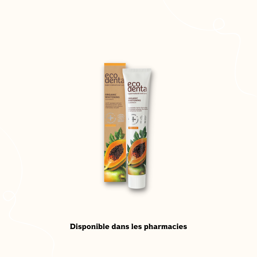 DENTIFRICE ECODENTA BLANCHISSANT À LA PAPAYE 75ML